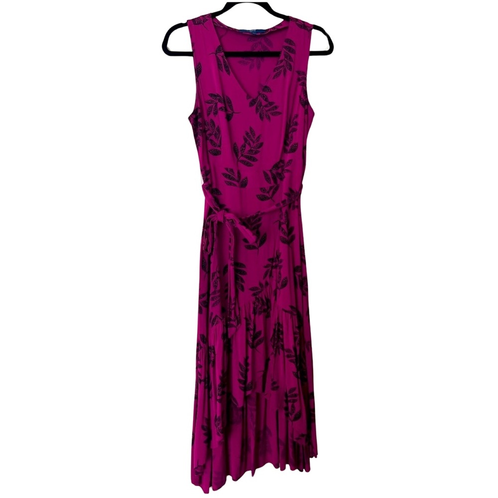 Apt. 9 Purple Floral Size Petite Medium